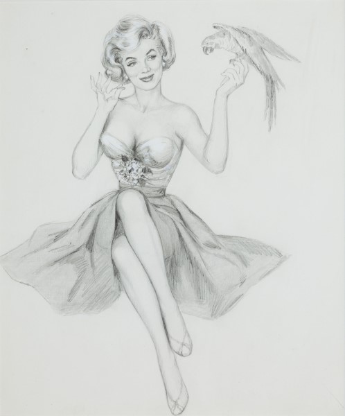Pin-Up with a Parrot 02.jpg
